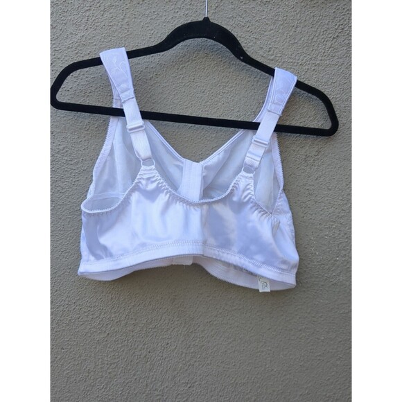Hanes Just my size 1107 Easy On Front Close Bra. White 44DDD - Picture 6 of 11